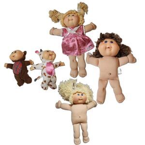 Cabbage Patch Kids Doll Bundle (5) Pre-Owned, Mixed Sizes